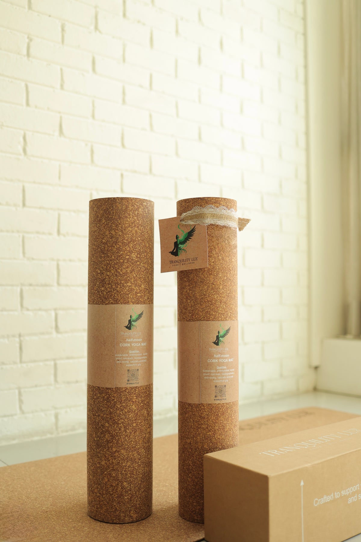 Classic Cork Yoga Mat - Latex Base